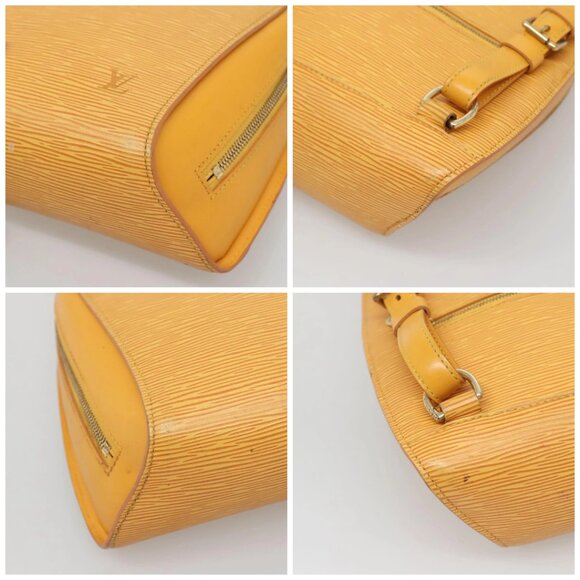 LOUIS VUITTON Epi Mabillon Backpack Yellow M52239 LV Auth 141386 - Picture 14 of 16